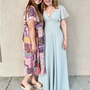 MIDI Red Dress Boutique Dress